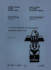 Detailed inventory of the Barbeau Northwest Coast Files