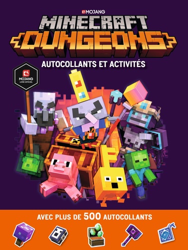 Minecraft Dungeons. Autocollants et activités avec plus de 500 autocollants