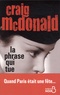 Craig McDonald - La phrase qui tue.