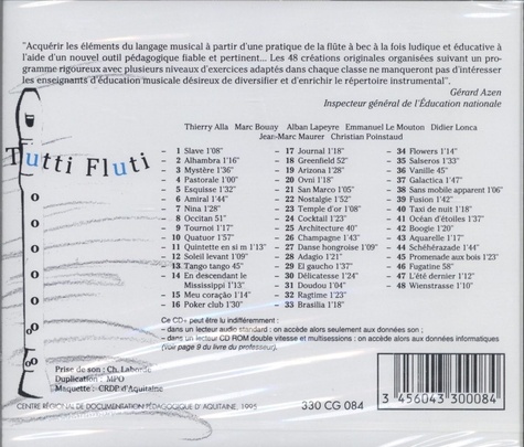 Tutti Fluti. Niveau 2 approfondissement  1 CD audio