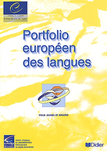  CRDP - Portfolio européen des langues - Pour jeunes et adultes.
