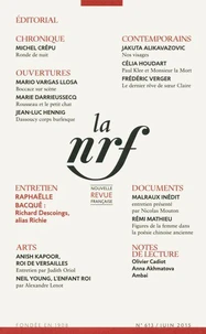 La Nouvelle Revue Française N° 613, juin 2015