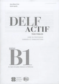 DELF Actif tous publics Niveau B1