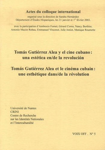  CRINI - Tomas Gutiérrez alea et le cinéma cubain : une esthétique dans/de la révolution.