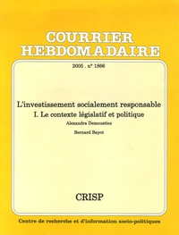 L'investissement socialement responsable