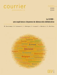 Le G1000 : une expérience citoyenne de démocratie délibérative