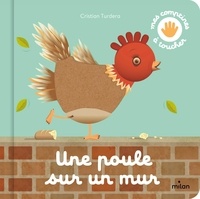 Cristian Turdera - Une poule sur un mur.