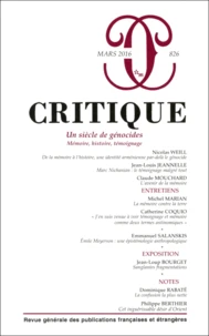 Un siècle de génocides