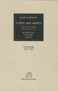 Lettre aux autres
