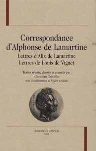Correspondance d'Alphonse de Lamartine