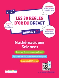Mathématiques-Sciences Les 30 règles d'or du brevet