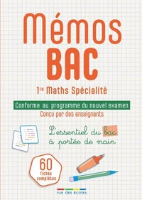 Mémos Bac 1re Maths Spécialité