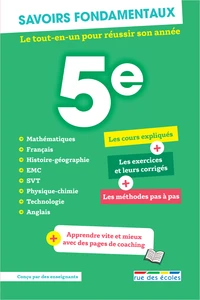 Savoirs fondamentaux 5e