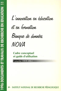 L'innovation en éducation et en formation : banque de données NOVA