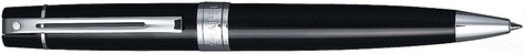 Stylo bille Sheaffer Gift 300 Cromé/ Noir attributs chromes