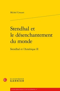 Stendhal et l'Amérique