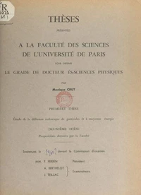 Étude de la diffusion inélastique de particules alpha à moyenne énergie