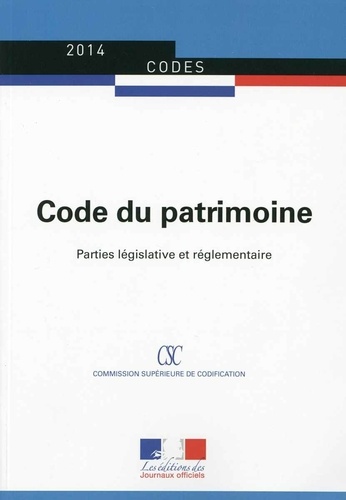  CSC - Code du patrimoine - Partie législative et réglementaire.