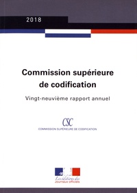 Commission supérieure de codification - Vingt-neuvième rapport annuel.pdf
