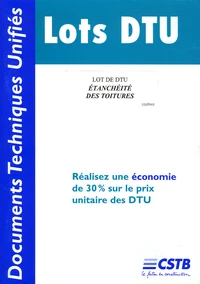 Lot de DTU Etanchéité des toitures