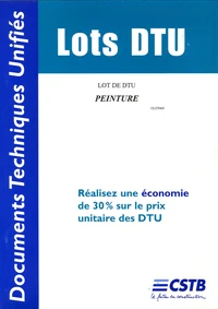 Lot DTU Peinture