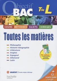 Toutes les matières Tle L