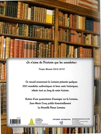 Anecdotes historiques de Lorraine