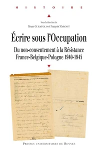Ecrire sous l'Occupation