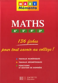 Maths 6e, 5e, 4e, 3e