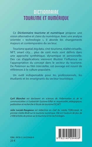 Dictionnaire tourisme et numérique