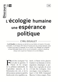 Cyril Douillet - L'écologie humaine, une espérance politique.