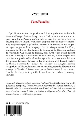 Caro Pasolini (Lettres à une brute)