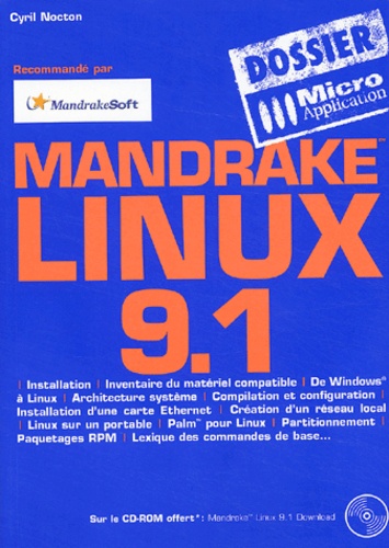 Cyril Nocton - Mandrake Linux 9.1. 1 Cédérom