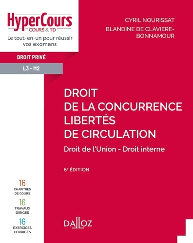Droit de la concurrence - Libertés de circulation - 6e ed. 6e édition