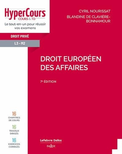 Droit européen des affaires 7e édition