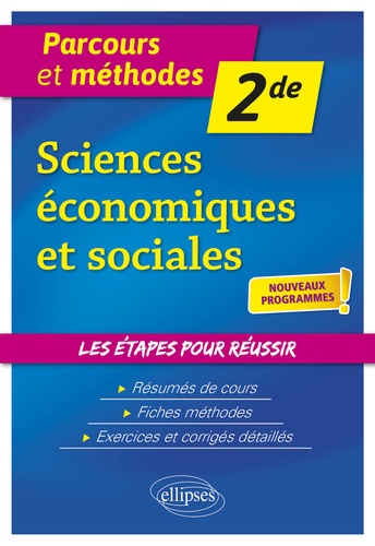 Sciences économiques et sociales 2de  Edition 2019
