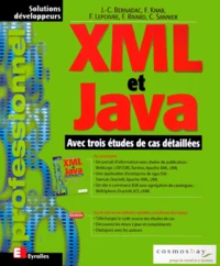 Xml Et Java. Avec Trois Etudes De Cas Detaillees