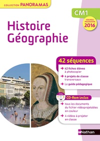 D Chevalier et Vincent Porhel - Histoire Géographie CM1 - Fichier à photocopier. 1 Cédérom