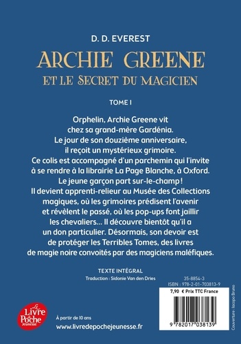 Archie Greene Tome 1 Archie Greene et le secret du magicien