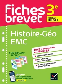 Fiches brevet - Histoire-Géographie EMC 3e Brevet 2027