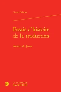 Essais d'histoire de la traduction