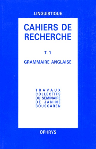  D.i.r.e.l - Grammaire anglaise.