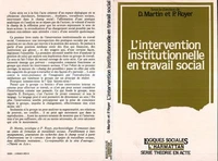 L'Intervention institutionnelle en travail social