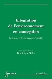 D Millet - Intégration de  l'environnement et conception.