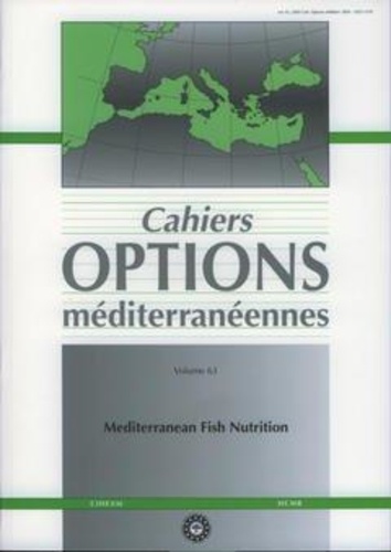 D. Montero et B. Basurco - Mediterranean fish nutrition (Cahiers options méditerranéennes Vol. 63 2005).
