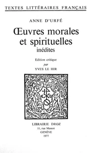 Ouvres morales et spirituelles inédites