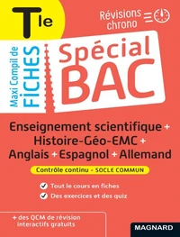 Enseignement scientifique + Histoire-Géo-EMC + Anglais + Espagnol + Allemand Tle