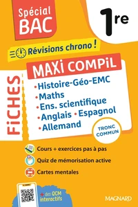 Histoires-Géo-EMC - Maths - Enseignement scientifique - Anglais - Espagnol - Allemand 1re
