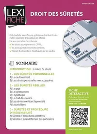 Droit des sûretés