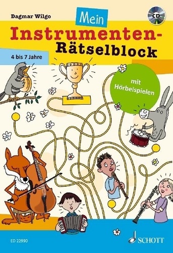 Dagmar Wilgo et Maren Blaschke - Rätselblöcke  : Mein Instrumenten-Rätselblock.